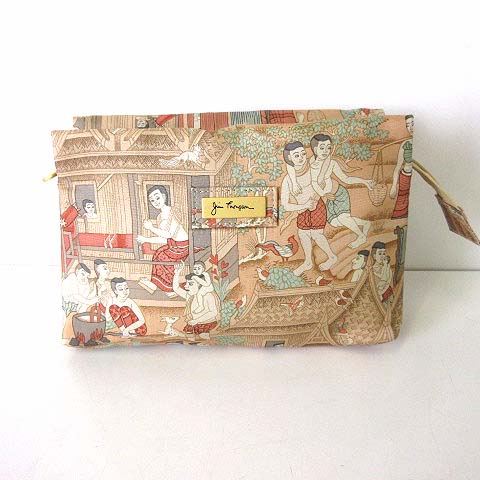 未使用品 ジムトンプソン JIM THOMPSON ポーチ コスメポーチ 化粧 