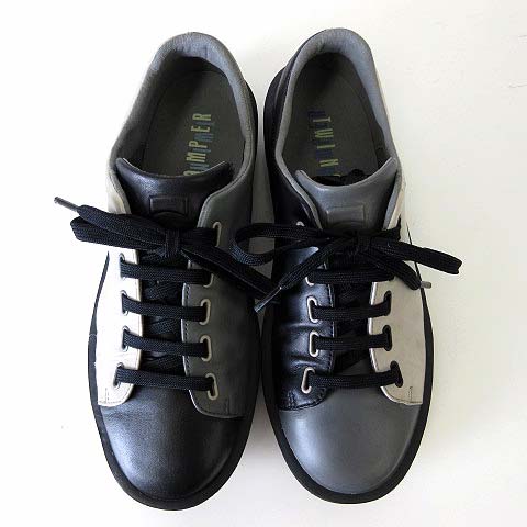 カンペール CAMPER TWINS レザー スニーカー シューズ アシンメトリー 