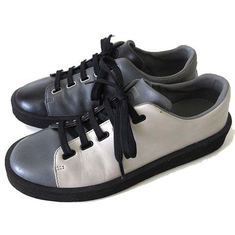 カンペール CAMPER TWINS レザー スニーカー シューズ アシンメトリー 