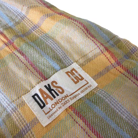 ダックス　DAKS　花柄　麻　ジャケット&ベスト ダックス DAKS ヴィンテージ ジャケット ブレザー 麻 リネン