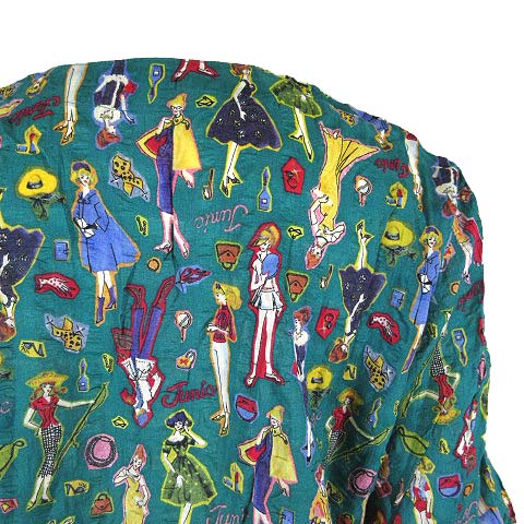 TUNIC チュニック 鴨居羊子 チュニック ブラウス ノーカラー