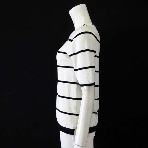 希少　シンチ オブラダ 1.9万円　パフスリーブ ボーダー Tee 白×黒　美品 希少 シンチ オブラダ 1.9万円 パフスリーブ ボーダー Tee 白×黒