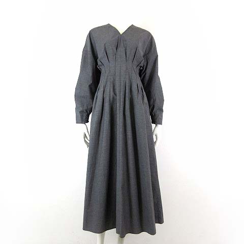 【新品未使用】ユナイテッドアローズ ワンピース UNITED ARROWS - 【BLACK】コサージュ ニット ワンピースの通販