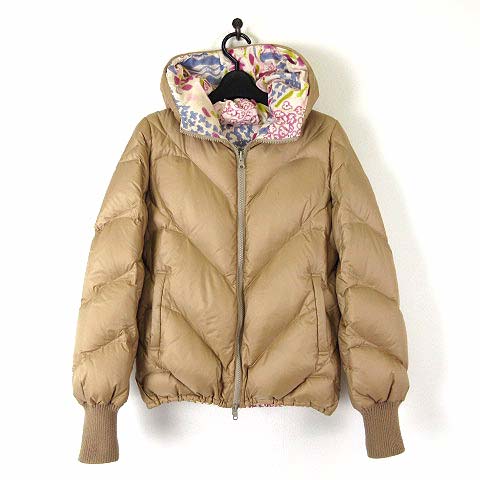 ツモリチサト TSUMORI CHISATO ダウンジャケット リバーシブル 絹