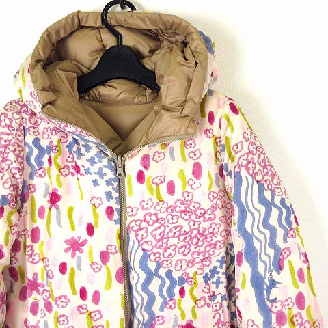 ツモリチサト TSUMORI CHISATO ダウンジャケット リバーシブル 絹