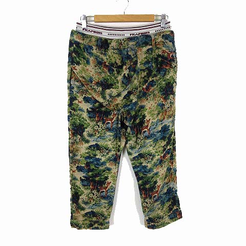 フラボア FRAPBOIS パンツ サルエルパンツ ジャガード 森林 フォレスト