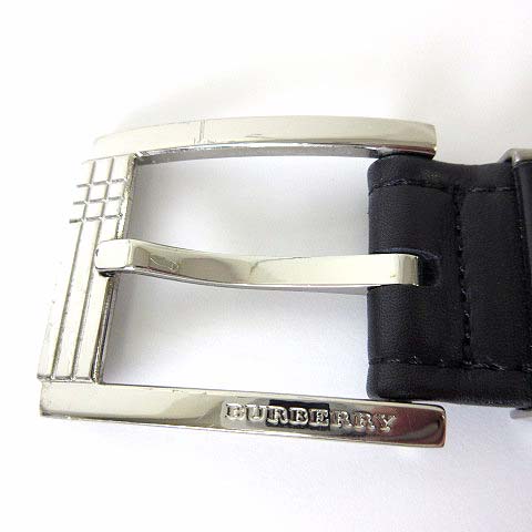 バーバリー BURBERRY ベルト レザーベルト 本革 ロゴ 刻印 チェック柄