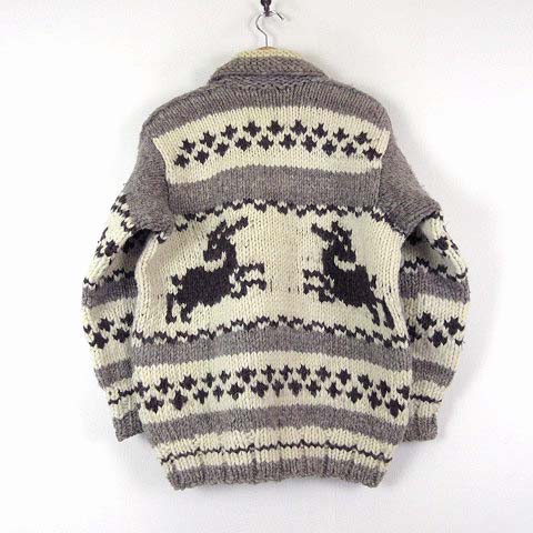 カナダ製 NATIVE INDIAN KNIT カウチン セーター 肉厚 プルオーバー 