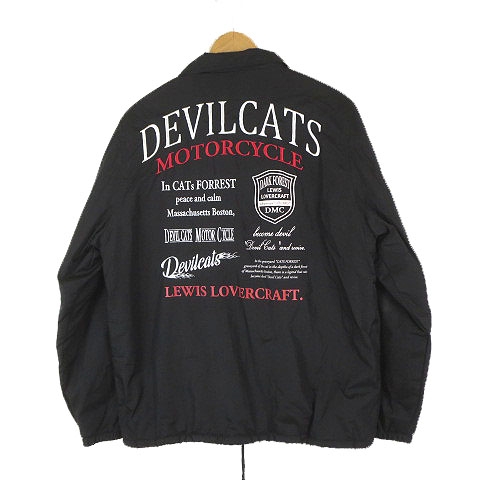 【Devilcats MOTORCYCLE】 裏ボアコーチジャケット　古着 デビルキャッツ Devilcats MOTORCYCLE ジャケット 裏ボア コーチ