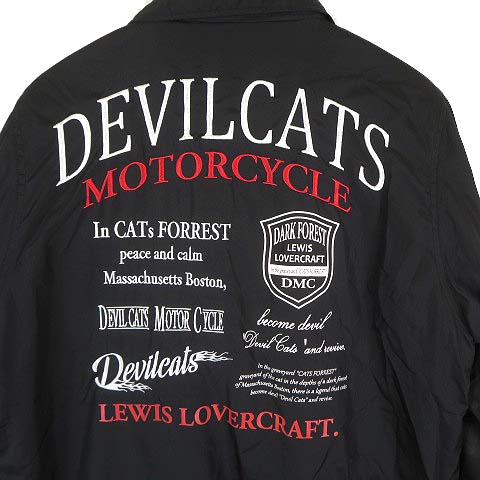 デビルキャッツ Devilcats MOTORCYCLE ジャケット 裏ボア コーチ