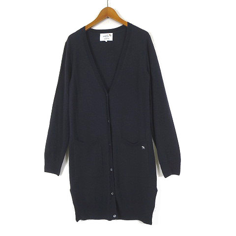 古着 アーノルドパーマー Vネックニットカーディガン 無地 L 赤 ケーブル編み アーノルドパーマー Arnold Palmer 70S USA製 Vネックカーディガン