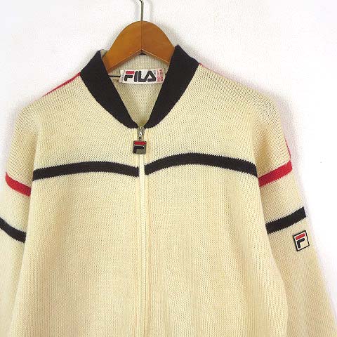 フィラ FILA ヴィンテージ 70s 80s イタリア製 カーディガン ニット 