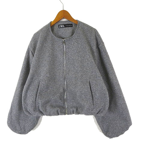ザラ ZARA ジャケット ソフト ストレッチ トリム ボンバージャケット