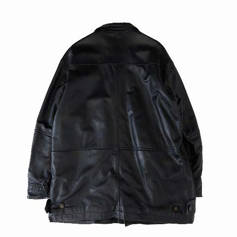 ニューヨーカー NEWYORKER コート ハーフコート 本革 ラムレザー 羊革  