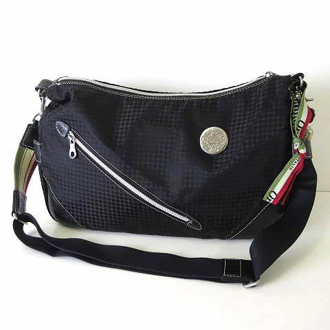 ☆開店セール☆ 未使用品 美品 オロビアンコ レザー ×ナイロン ボディバッグ③ オロビアンコ OROBIANCO ショルダーバッグ ボディバッグ ナイロン 本革