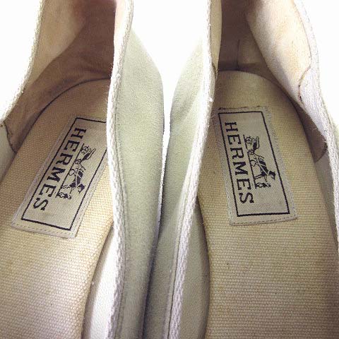 エルメス HERMES エスパドリーユ スリッポン シューズ パンプス 本革