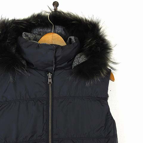 コムサデモード COMME CA DU MODE ダウンベスト リバーシブル ナイロン