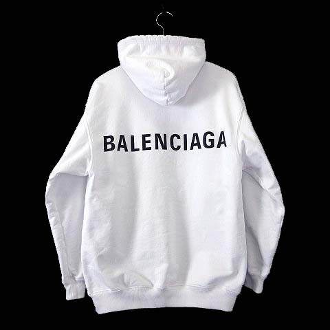 バレンシアガ BALENCIAGA バックロゴ パーカー フーディ プルオーバー