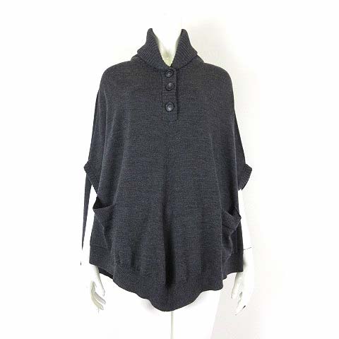 セオリー Theory ニット セーター チュニック ポンチョ プルオーバー