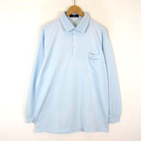 ルチアーノバレンチノ LUCIANO VALENTINO ポロシャツ 千鳥格子 配色