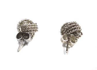 ティファニー TIFFANY & CO. ツイストノット ピアス メッシュ