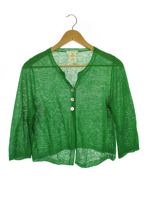 ポンデシャロン PONT DE CHALONS リネン ボレロ カーディガン ニット  