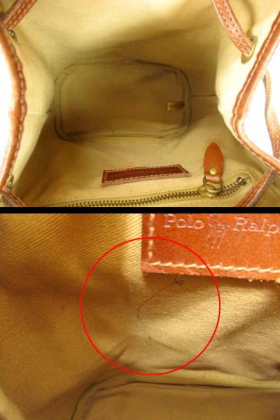 ポロ ラルフローレン Polo Ralph Lauren ミニ リュックサック グレンチェック 部分レザー 鞄 カバン レディース 069 ベクトルパーク
