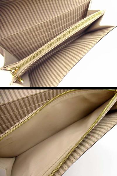ルイヴィトン LOUIS VUITTON 長財布 ロングウォレット ダミエ ポルトフォイユ サラ N63179 トランクプリント フラップ 二つ折り GI2153 ブラウン系 茶系 レディース