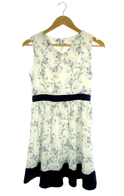 トッコ Tocco ワンピース フレア Vネック フラワー 花柄 ノースリーブ ひざ丈 ホワイト系 レディース 069 ベクトルパーク トッコ Tocco ワンピース フレア Vネック フラワー 花柄 ノースリーブ ひざ丈 ホワイト系 レディース 069 ベクトルパーク
