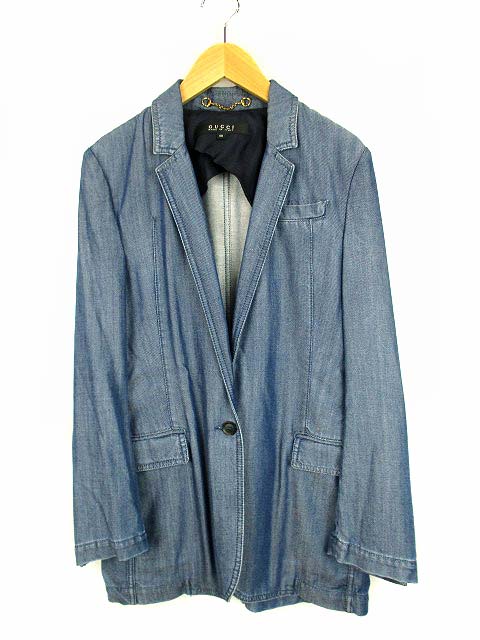 グッチ GUCCI デニム テーラードジャケット 1つボタン 上着 アウター  