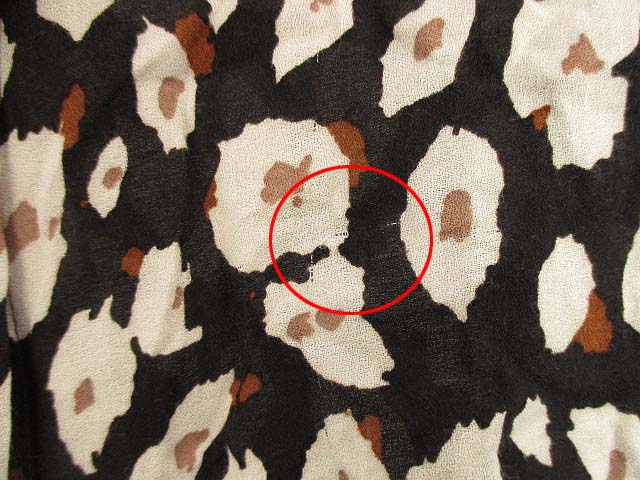 ザラ ベーシック Zara Basic ロング シャツ ブラウス チュニック 長袖 スリット レーヨン レオパード 豹柄 黒 S レディース 069 ベクトルパーク