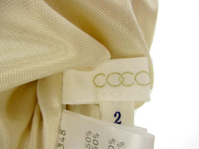 未使用品 ココディール Coco Deal キャミ ワンピース チュニック フレア ティアード レース リボン ピンク系 サイズ2 タグ付き レディース 069 ベクトルパーク