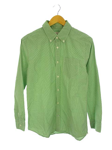ギャップ Gap ボタンダウン チェック シャツ ギンガムチェック 長袖 フロントボタン グリーン 緑 M メンズ 069 ベクトルパーク ギャップ Gap ボタンダウン チェック シャツ ギンガムチェック 長袖 フロントボタン グリーン 緑 M メンズ 069 ベクトルパーク
