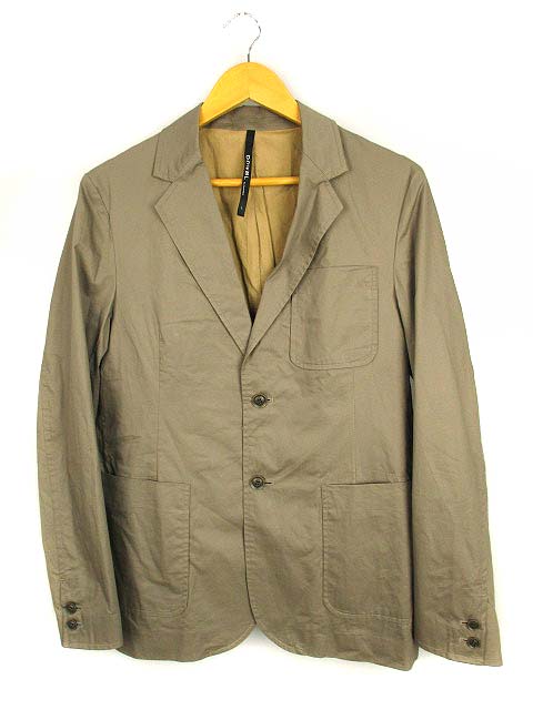 ダブル Dowbl セットアップ 上下セット ジャケット 2b ロング パンツ 無地 グレージュ系 L メンズ 069 ベクトルパーク