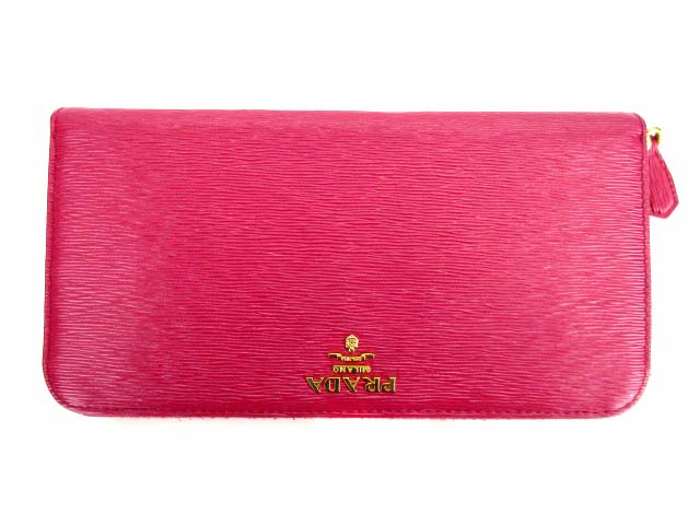 プラダ PRADA 長財布 ロングウォレット ラウンドファスナー ジップ  