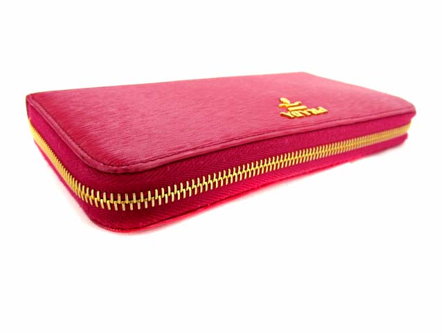 プラダ PRADA 長財布 ロングウォレット ラウンドファスナー ジップ  