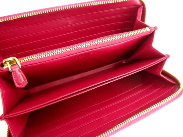 プラダ PRADA 長財布 ロングウォレット ラウンドファスナー ジップ  