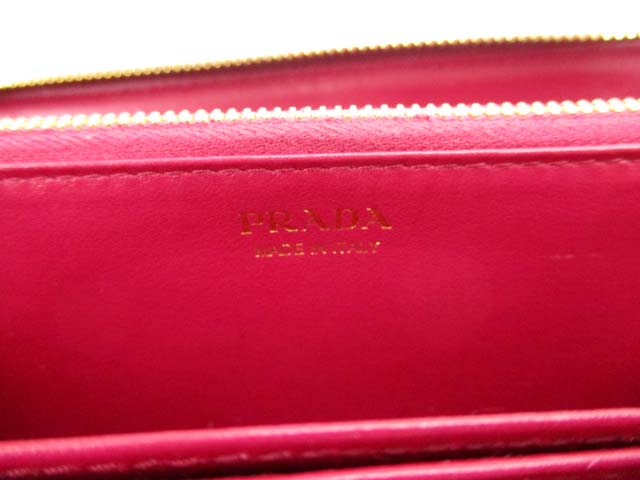 プラダ PRADA 長財布 ロングウォレット ラウンドファスナー ジップ  