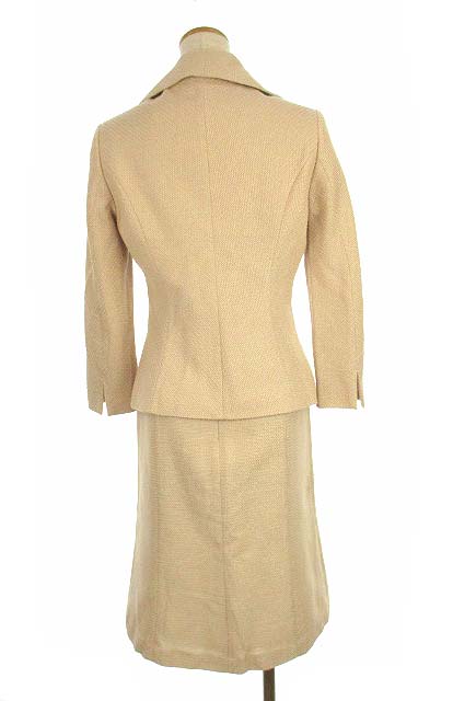 組曲sis クミキョクシス Kumikyoku Sis セットアップ 上下セット ジャケット ワンピース レーヨン コットン ピンクベージュ系 2 レディース 069 ベクトルパーク