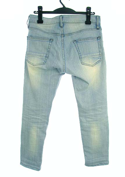 ヴォーギッシュ Voguise ボトムス デニムパンツ ジーンズ ストレッチ アンクル丈 アイスブルー 薄色 M メンズ 069 ベクトルパーク