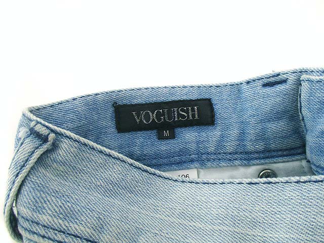 ヴォーギッシュ Voguise ボトムス デニムパンツ ジーンズ ストレッチ アンクル丈 アイスブルー 薄色 M メンズ 069 ベクトルパーク