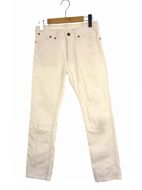 アメリカーナ Americana デニムパンツ ジーンズ Gパン 白デニム ボトム ストレート ロング 白 S レディース 069 ベクトルパーク