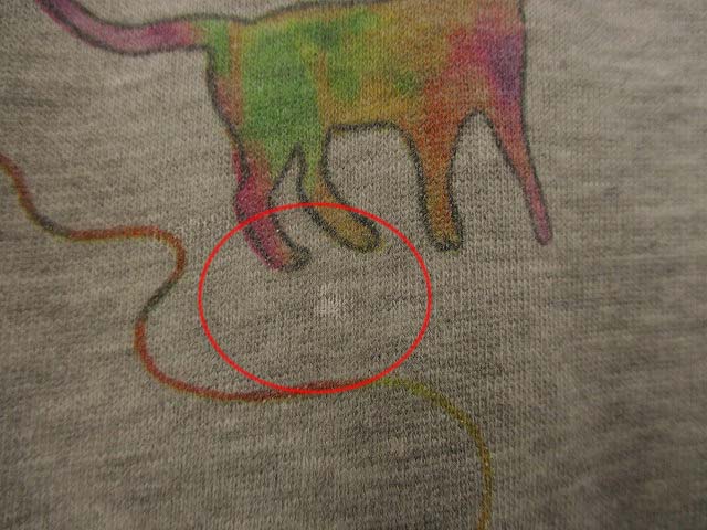 グラニフ Graniph スウェット ワンピース 猫柄 プリント 総柄 ワイドスリーブ 七分袖 グレー F レディース 069 ベクトルパーク