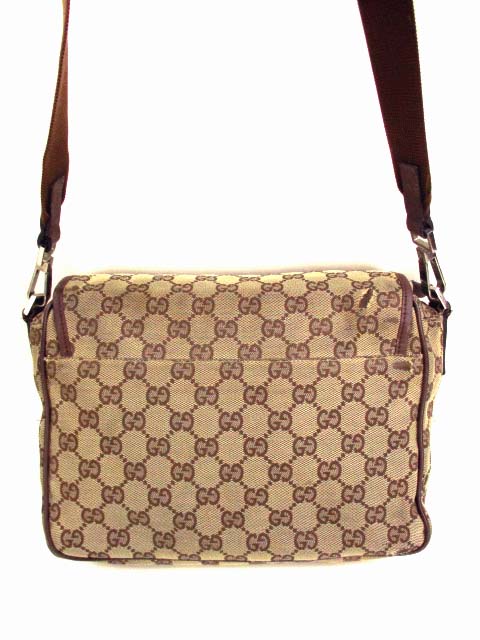 グッチ GUCCI ショルダーバッグ バッグ GG柄 キャンバス レザー 28562  