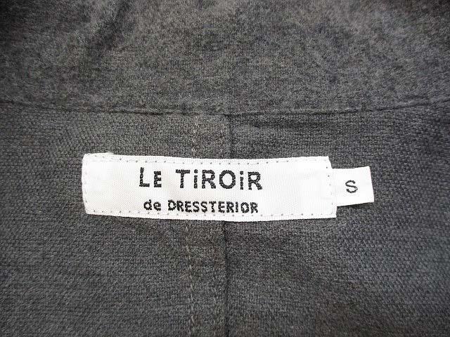 Le Tiroir De Dressterior ルティロワドゥドレステリア コットン ネル チェスターコート 起毛 長袖 コットン グレー S メンズ 069 ベクトルパーク