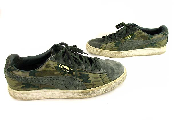 プーマ PUMA スニーカー 靴 シューズ スエード 迷彩 カモフラ 356620 