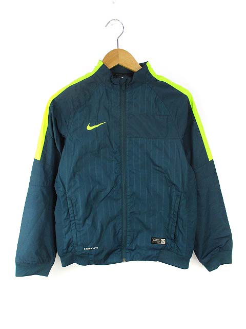 ナイキ Nike Storm Fit レボリューション ウーブンジャケット 6316 4 ウインドブレーカー ブルゾン ジップアップ スポーツウェア トレーニング 上着 ブルーグリーン M ジュニア キッズ 069 ベクトルパーク