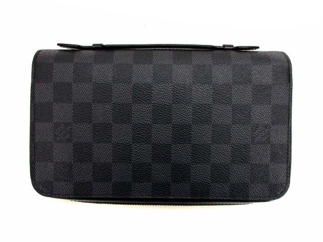 ルイヴィトン Louis Vuitton 長財布 ロングウォレット クラッチバッグ セカンドバッグ ジッピーxl N Ca2126 ダミエ グラフィット ラウンドファスナー ブラック グレー メンズ 069 ベクトルパーク