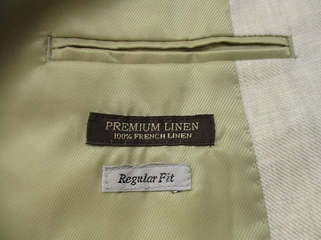 ユニクロ Uniqlo プレミアムリネン レギュラーフィット テーラード ジャケット 3つ釦 ライトグレー Xl メンズ 069 ベクトルパーク