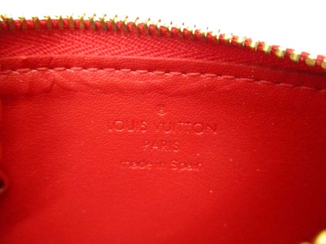 Louis Vuitton レッドキーリング　ヴェルニ　コインケース ルイヴィトン LOUIS VUITTON コインケース 小銭入れ キーリング